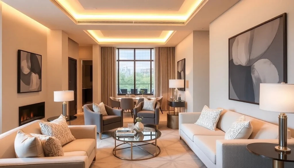 Experience the elegance of Bloomsbury Residences with its inviting decor and luxurious interior design.