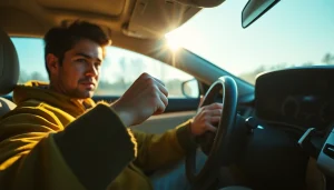 Overcoming the fear of driving with a person anxiously gripping the wheel while driving.