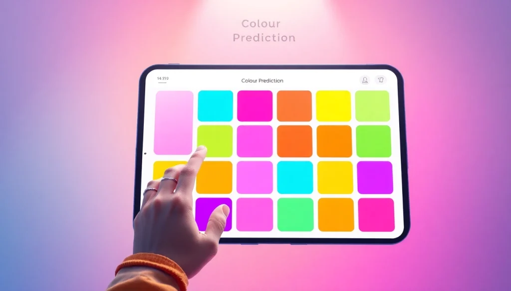 Engage with an exciting colour prediction app that offers vibrant visuals and interactive features.