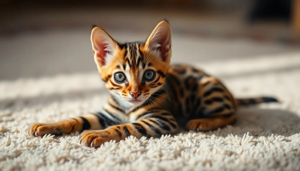 Adopt Bengal Kittens for Sale showcasing their playful nature and distinct fur patterns.