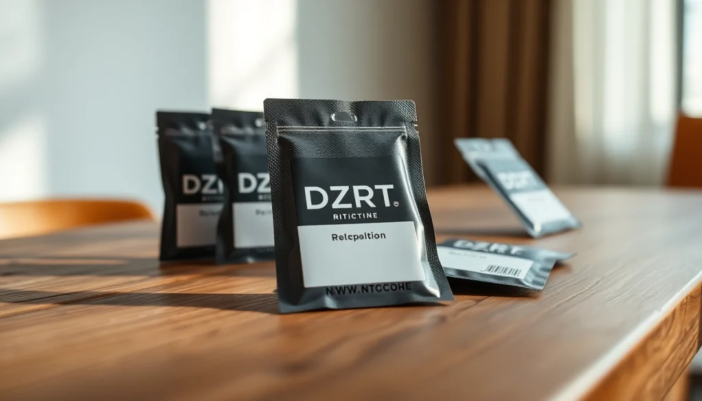 Experience DZRT Bahrain's high-quality nicotine pouches with vibrant flavors and modern design.