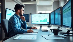 Learn how to automate accounts payable with Axolt through a professional workspace setup featuring analytics and finance tools.