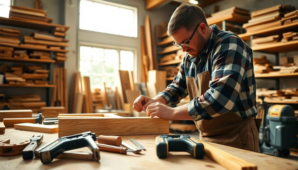 Learn about carpentry apprenticeship near me in a professional workshop setting.