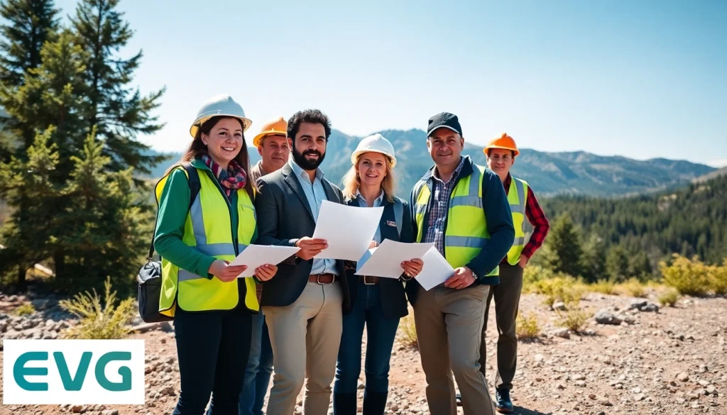 Provo EHS Consulting team performing an outdoor safety assessment in a natural setting.