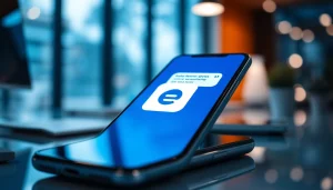 Explore the 纸飞机官网 featuring a smartphone in a modern workspace context.