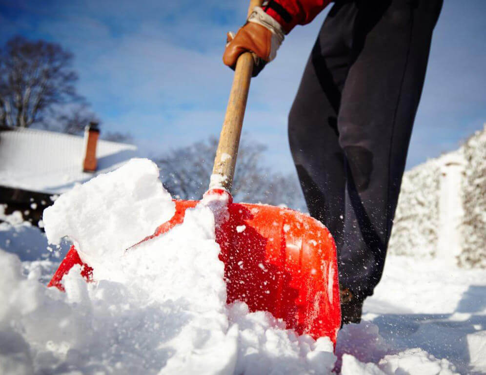 Commercial snow removal service