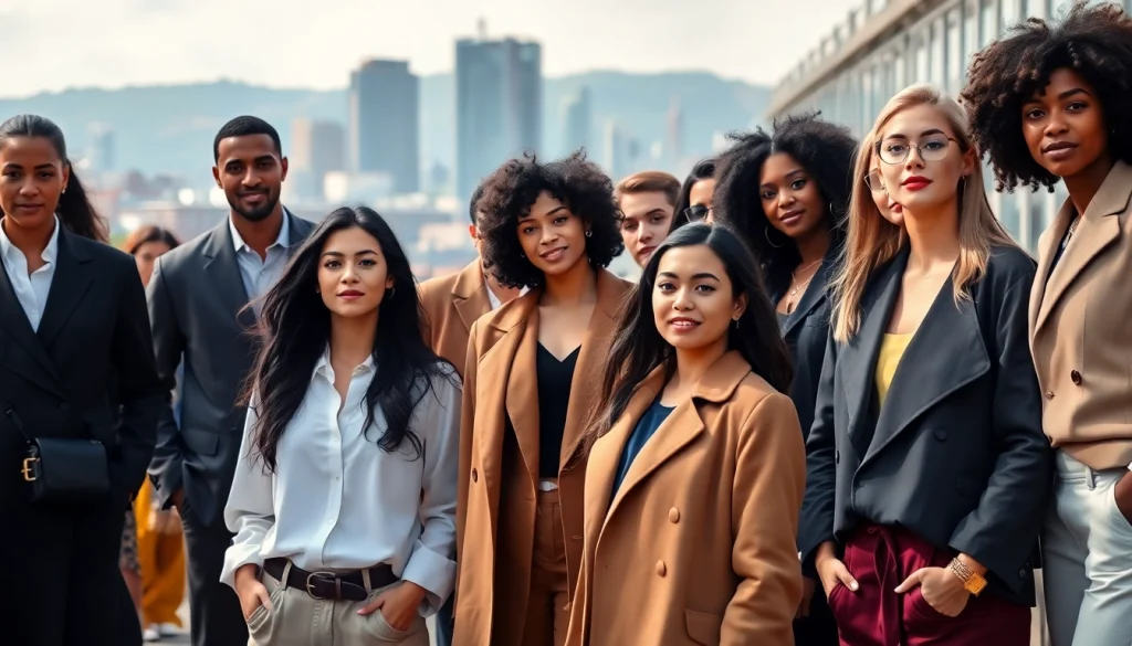 Modelagentur Zurich präsentiert vielfältige Models in modischer Umgebung in Zürich.