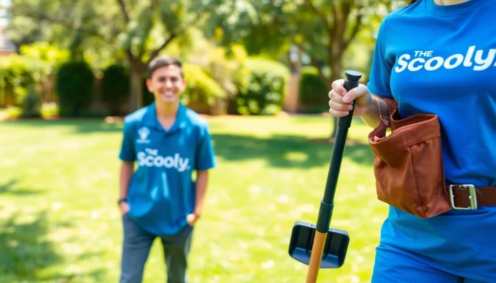 Alamo Ranch poop scooper cleaning a yard, ensuring a clean and safe environment for pets.