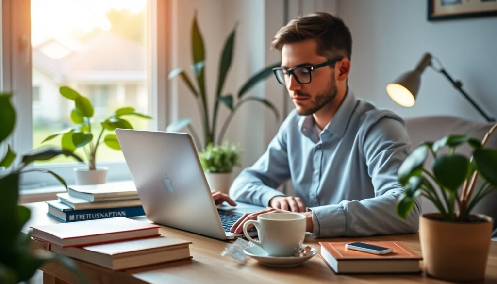 Engaged professional working from home, illustrating the concept of part time work from home jobs ph.