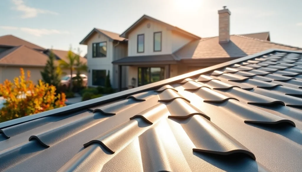 Enhance your home with luxury metal roofing that showcases modern design and durability.