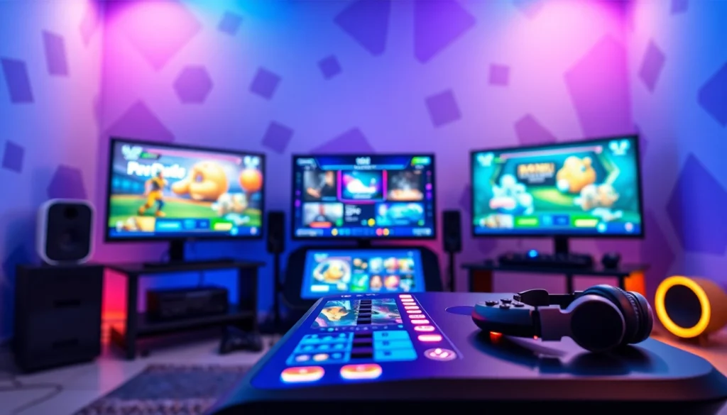 Merahtoto platform interface showcased in a modern gaming setup.