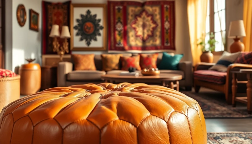 Browse the exquisite Moroccan leather poufs and ottomans at http://labboho.com/collections/leather-poufs-ottomans, showcasing unique craftsmanship.