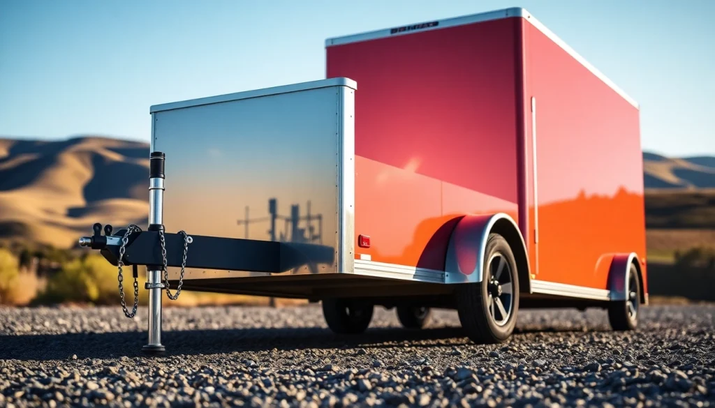 Find Bri-Mar trailers for sale near me, showcasing robust build and vivid features in a scenic outdoor setting.