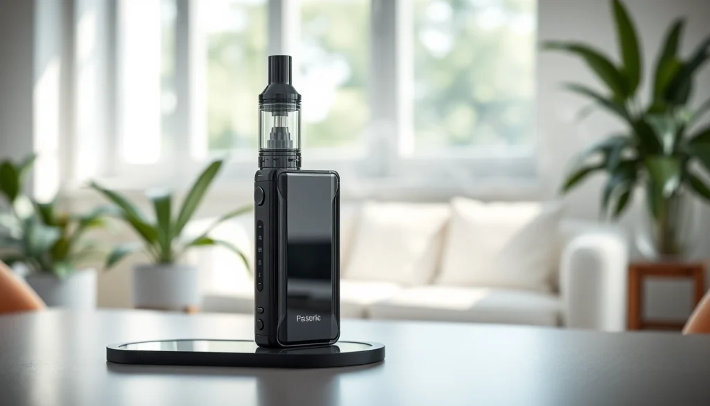 Elevate your experience with our premium B12 vape device in a modern setting.