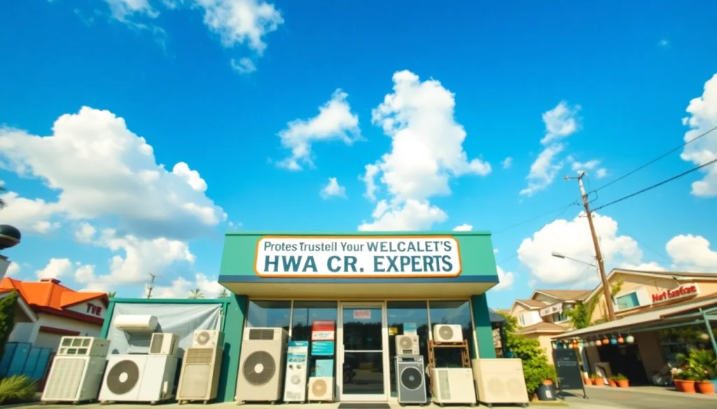 Find expert HVAC dealers near me showcasing quality heating and cooling solutions in a welcoming storefront.