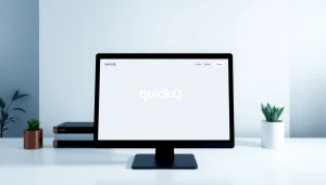 Engage with the quickq下载 app showcasing its intuitive interface and key features for users.