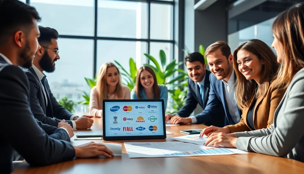 Explore Franchise Opportunities with diverse entrepreneurs collaborating in a bright office.