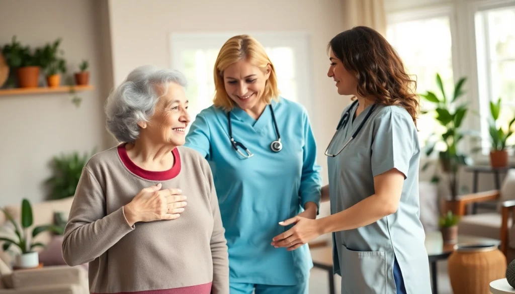 Caring professionals providing in home care austin tx support for seniors in a warm living environment.
