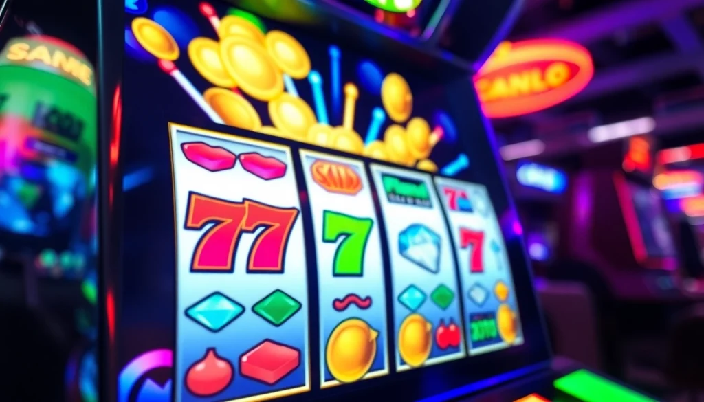 Engaging slot machine graphics for slotbuff3.com featuring vibrant colors and details.