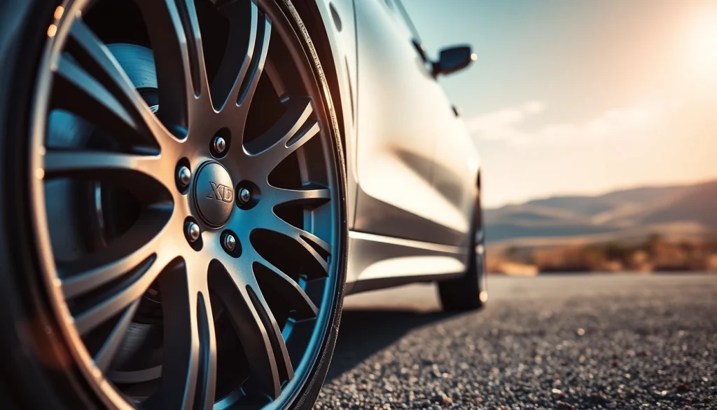 Showcasing high-quality XD wheels on an attractive vehicle, highlighting style and innovation.