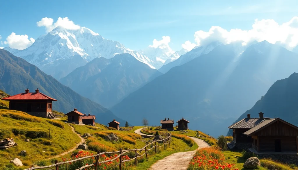 Embark on the Annapurna Circuit Trek amidst breathtaking mountain scenery and vibrant trails.