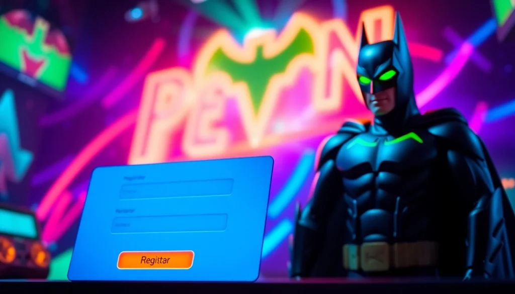 Daftar batman138 dengan tampilan pendaftaran platform gaming yang menarik dan interaktif.