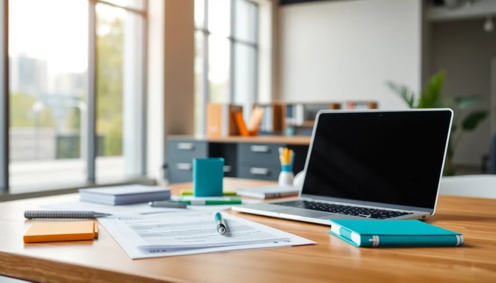 Offering bookkeeping services in a bright, organized office for efficient financial management.