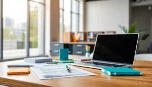 Offering bookkeeping services in a bright, organized office for efficient financial management.