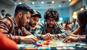Permainan bolacc game yang penuh semangat ditampilkan dengan pemain yang berkolaborasi.