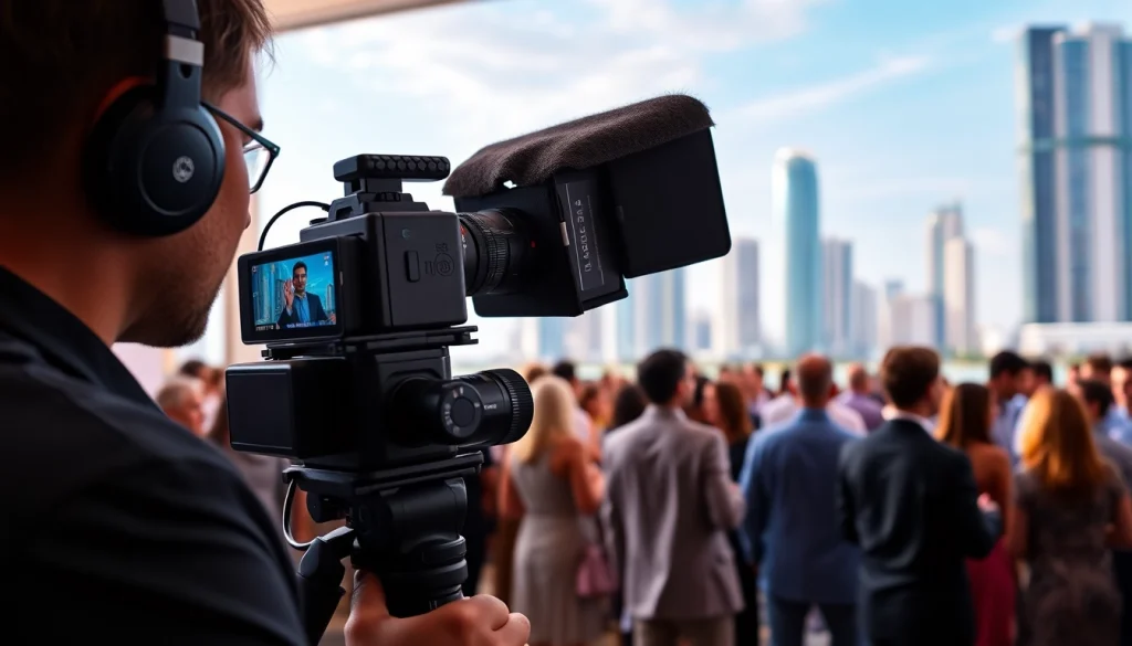 Capturing moments of Miami Corporate Event Videography Photography during a lively corporate conference