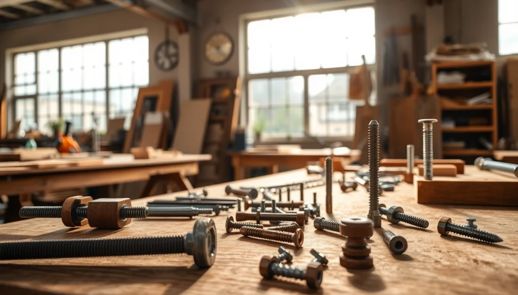Fasten-Techniken in einer hellen Werkstatt mit handwerklichen Werkzeugen und Materialien.
