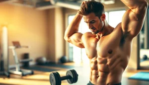 Training voor een strakke sixpack met een fitnesstrainer in een sportschool.