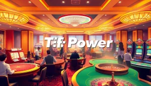 Experience thrilling games at TPower casino with a lively gaming environment.