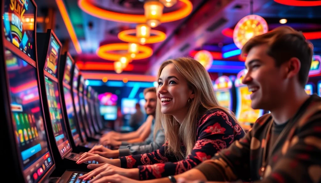 We1Win brings excitement with engaging players and vibrant game graphics in an online casino setting.