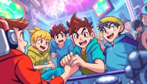 Players deeply engaged in the dede game, showcasing excitement and teamwork during gameplay.