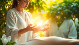 Experience transformative energy healing with lovehealingexpansion in a calm and connected setting.
