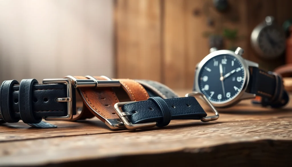 Explore premium watch straps UK collection showcasing diverse styles and materials.