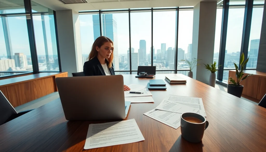 Providing Insurance Claims Help through expert guidance in a modern office.
