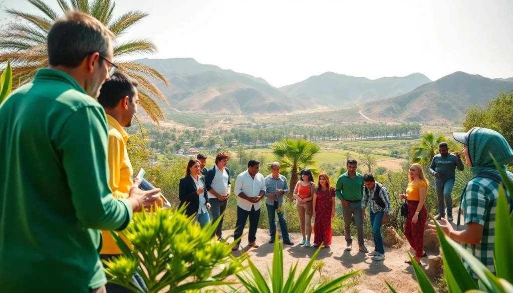 Activité de team building maroc dans un cadre extérieur dynamique et coloré avec des participants engagés.