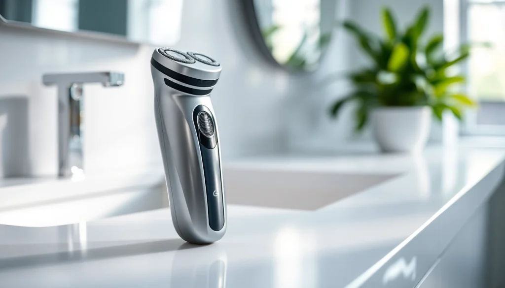 Electric Shaver for Sensitive Skin emphasizing precision design and effectiveness for gentle grooming.