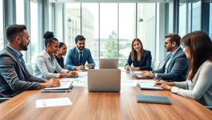 Analyze competitive intelligence strategies in a professional business meeting environment.
