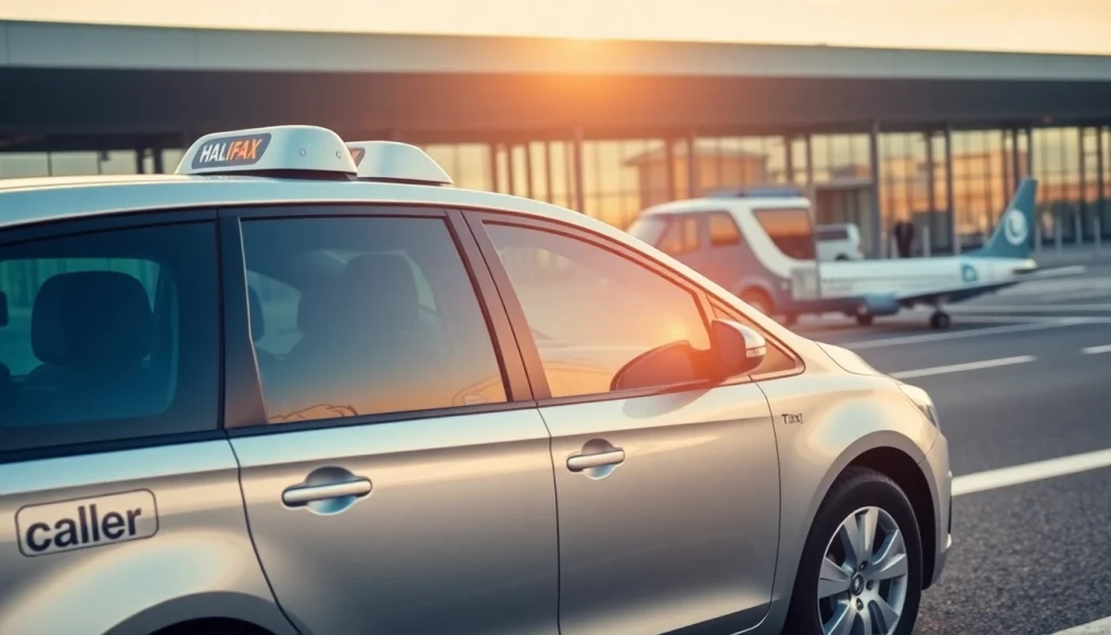 Airport taxi Halifax providing efficient and reliable transportation for travelers at the airport.