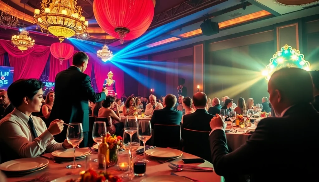 Experience thrilling dinner shows in las vegas with live performances and vibrant atmosphere.