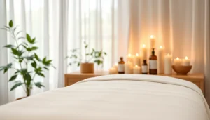 Find rejuvenating deep tissue massage near me in a serene spa setting.