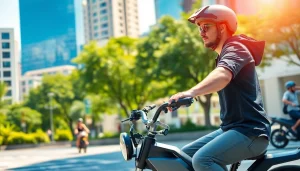 Ride an Ebike Singapore for a sustainable commuting experience in a vibrant urban landscape.