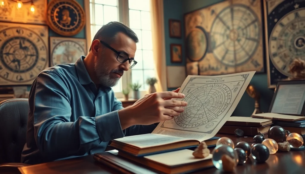 Erhalten Sie persönliche Horoskope durch eine astrologische Analyse in einer ruhigen Umgebung.