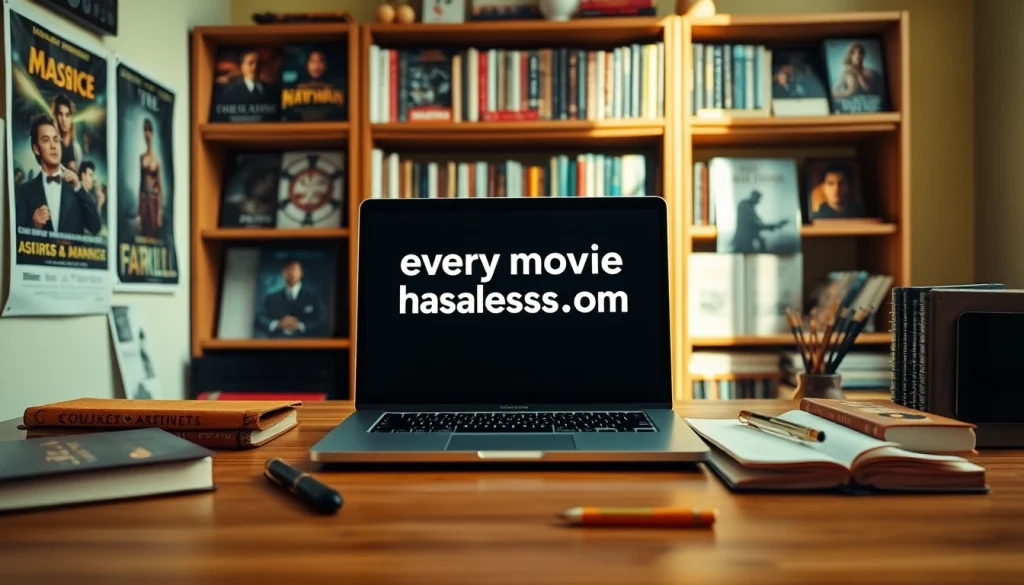 Explore insights from http://everymoviehasalesson.com while reviewing films in a cozy study.