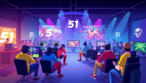 Experience the excitement of the 51 game platform with immersive e-sports gameplay and friendly competition.