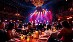 Engaging dinner shows in las vegas featuring live performances and gourmet dining experience.
